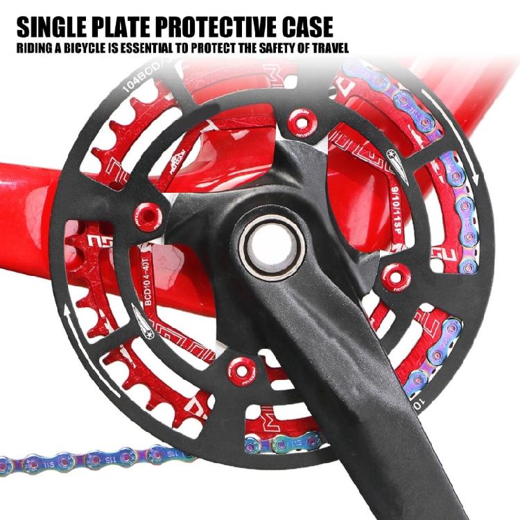 Aluminum Alloys Single Speed Chainring Guard for Bicycles Crankset Protections Crank Protector Bicycles Chainring Cover
