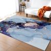 Turquoise Marble Lattice Textured Carpets for Living Room Household Bedside Rug Sofa and Coffee Table Blanket Office Floor Mats