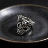 Men's Retro Demon Eye Punk Ring – Stylish, Single Finger, Personality Jewelry for Boys