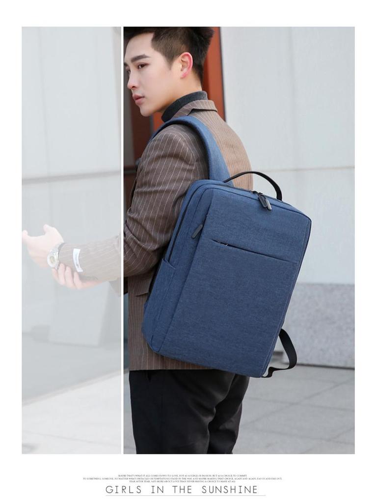 Cross-Border Business Computer Backpack with USB, 17.3" & 15.6" Sizes, Outdoor Use, Custom Logo Option