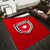 Jordanian Flag Shield Design Rug Non-slip rug suitable for living room and bedroom sofas.