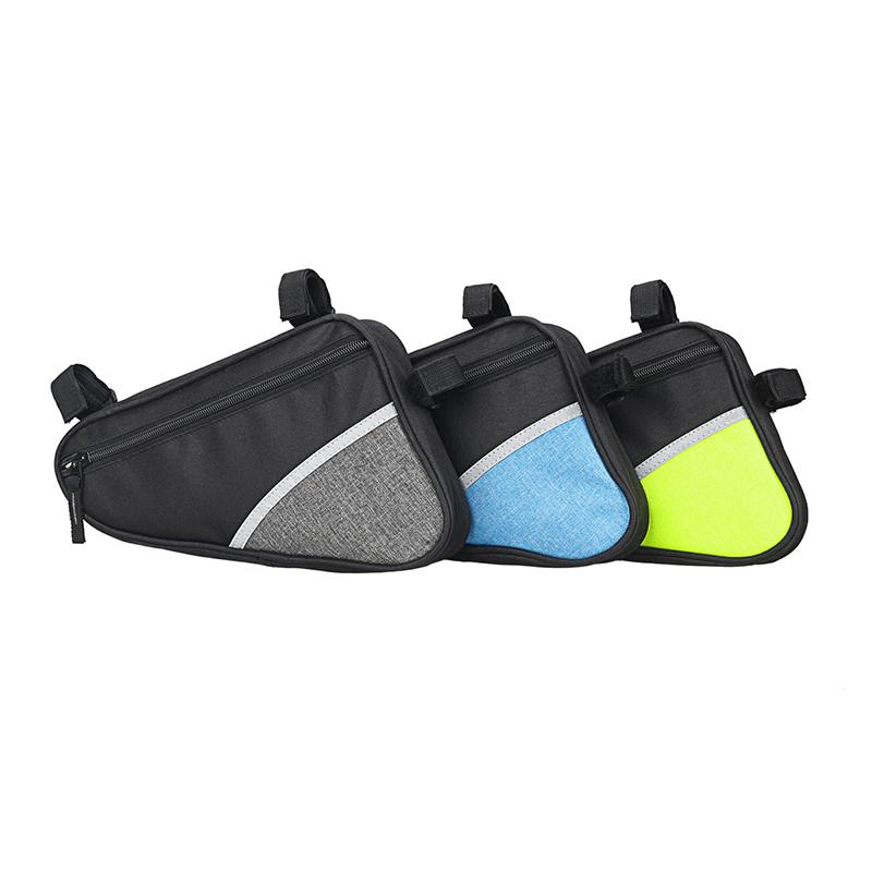 Waterproof Triangle Front Bike Bag Compatible With Mountain And Road Bikes Handlebar Mounted Anti-Splash Cycling Storage