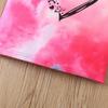Girls Summer Outfit New Tie Dye Heart Print Short Sleeve Top  Shorts Set Casual Style