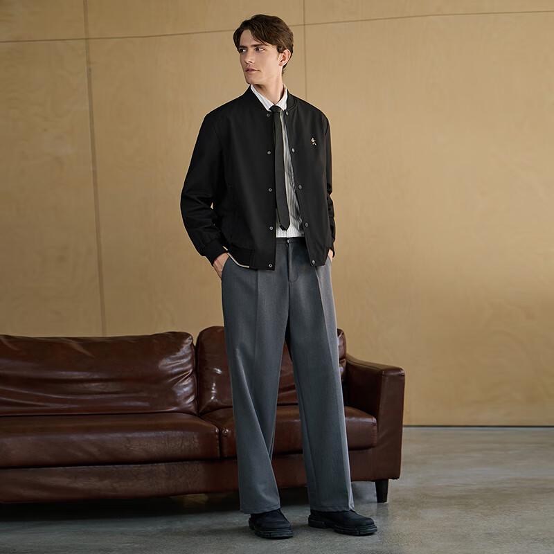 With Wolves Dance Men's 4-Level Waterproof Autumn Winter Baseball Collar Jacket