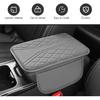 WZP Car Center Console Cover, Leather Arm Rest Cover with 2 Storage Bag, Console Cover for Car Storage Box Protector, Universal for Sedan SUV Truck