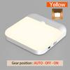 Motion Sensor Light USB Night Light LED Lamp With Switch Rechargeable Inductor Lights For Kitchen Stairs Hallway Closet Bedroom