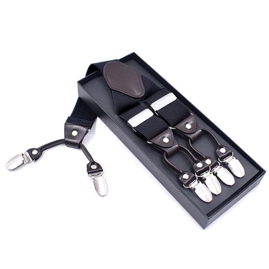 Hosenträger für Herren, verstellbar, mit Schnellverschluss, verschleißfest, rutschfest, mit robusten Clips, Mehrzweck-Hosenträger aus Polyester mit Y-Rücken für Herren