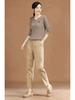 Women's Retro Carrot Harem Pants - Spring/Summer 2026 Collection, Casual Straight-Leg, Slimming Fit