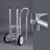 Gas Cylinder Hand Truck Two Wheel Gas Cylinder Cart Gas Bottle Cart Heavy Duty Compact for Welders, Industrial Workshop