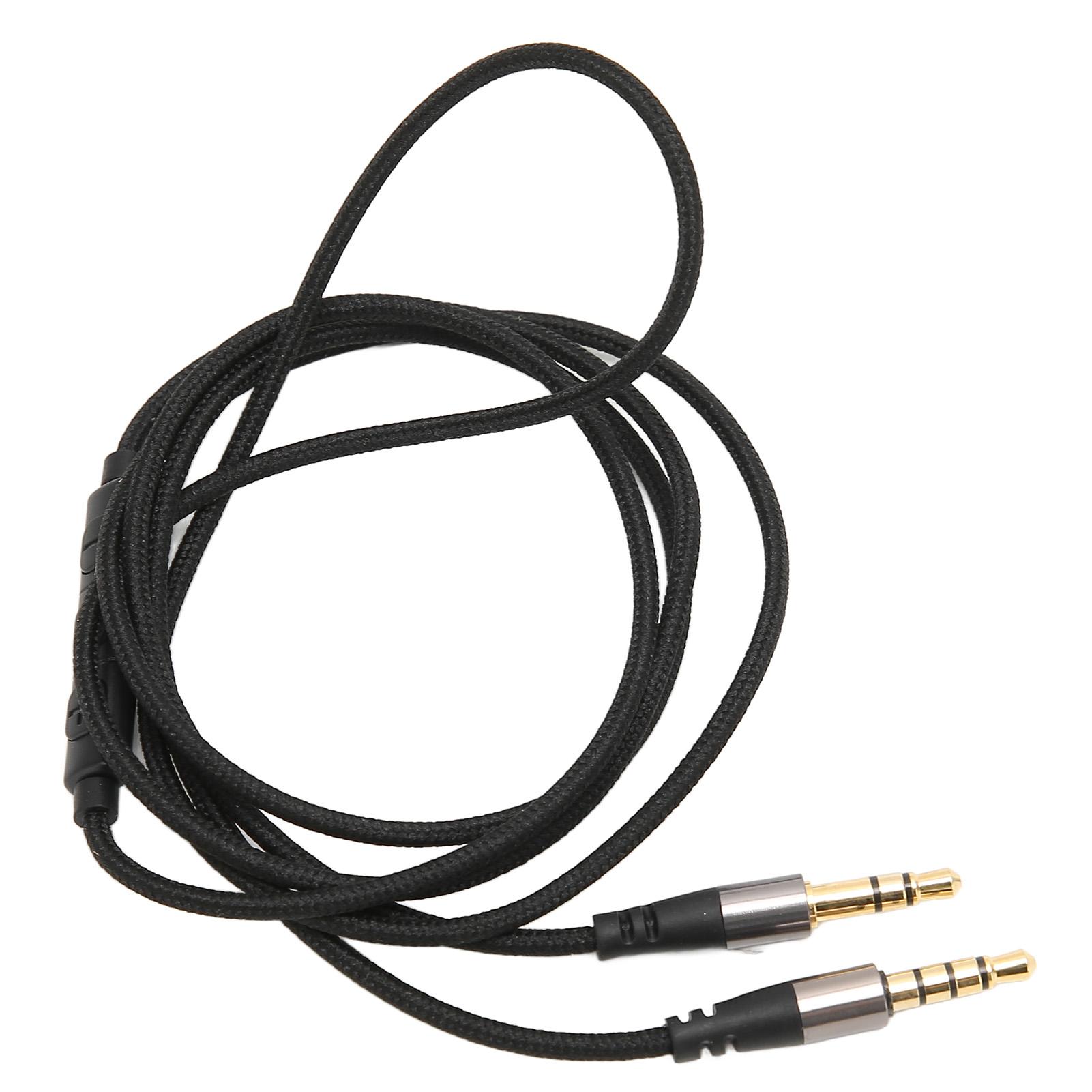 

Удлинительный кабель для наушников 3,5 мм штекер-штекер Кабель для наушников со встроенным микрофоном и регулятором громкости