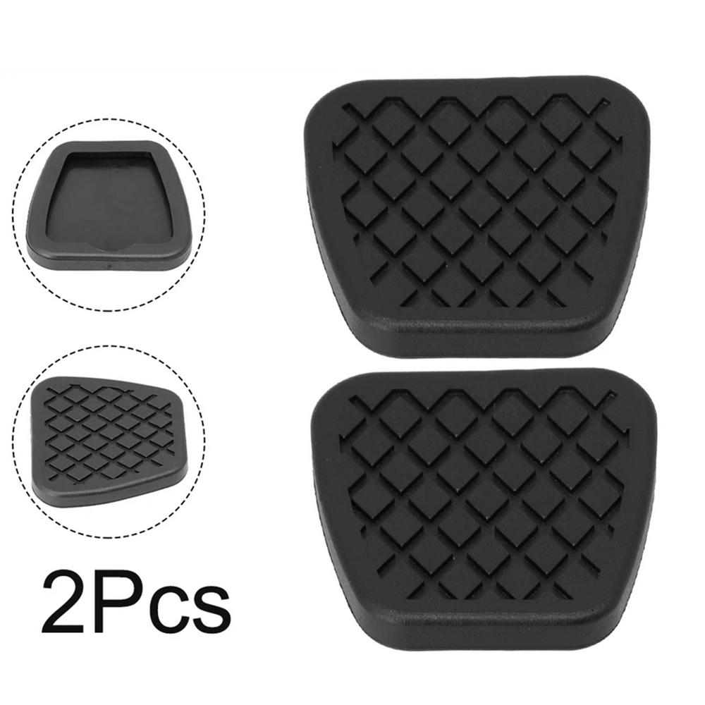 2× Brake Clutch Pedal Pad Covers For Honda Accord Civic CR-V CRX Prelude Element