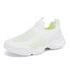Kids Slip On Breathable Flyknit Sneakers Lightweight Flexible Sole Athletic Shoes for Boys and Girls Easy To Wear and Durable
