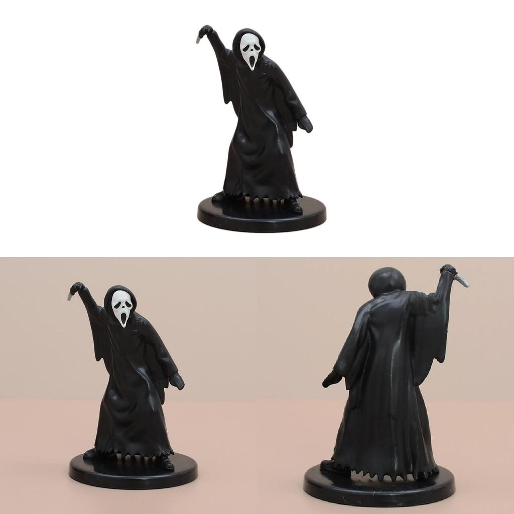 Scream Ghost Pvc Action Figures Model Toy Desktop Decoration Cartoon Gift Kids