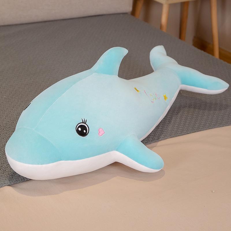 Weiches Delfin Kissen Plüschtier Puppe Aquarium Wal Puppe Kinder Beruhigende Stoffpuppe Geschenk