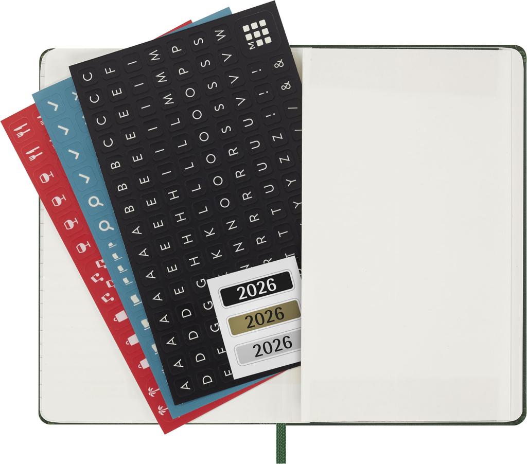 Moleskine 2026 January Weekly Pocket Size x Myrtle DHK1512WN2Y26 Planner, Start, 12-Month Diary, (9cm 14cm), Hardcover, Green,