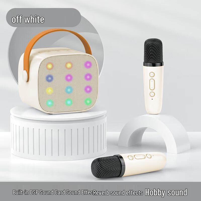 

Portable Outdoor Karaoke Speaker with Dual Wireless Microphones