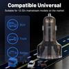 65W USB Car Charger with Digital Display PD Fast Charging 5 Ports Car Charger For Xiaomi iPhone 15 Samsung Quick Charge Adapter