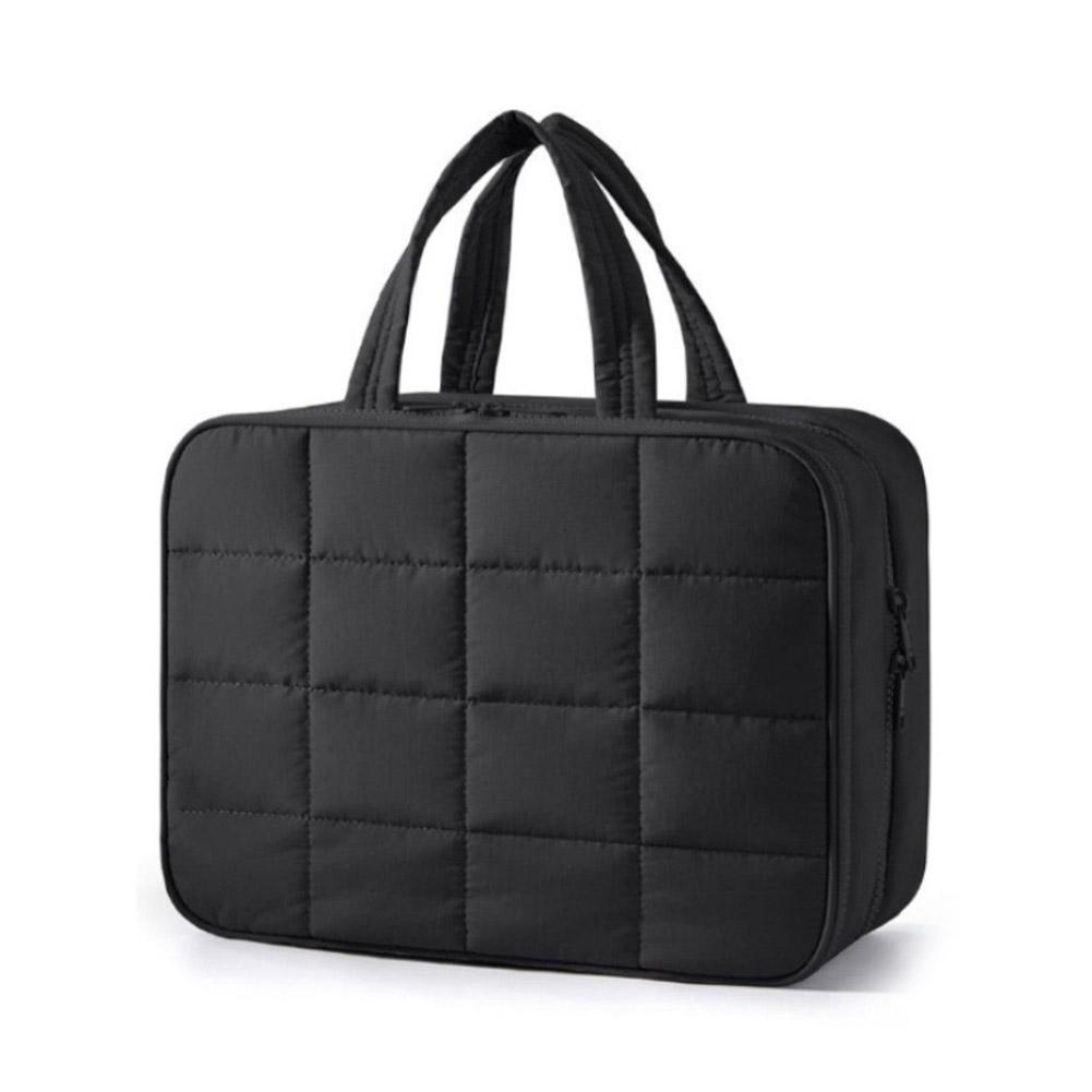 Hanging Foldableable Makeup Bag Large Capacity Jewelry&Toiletries Storage Bag Travel Cosmetic Bag Handbag Storage Organizer Case