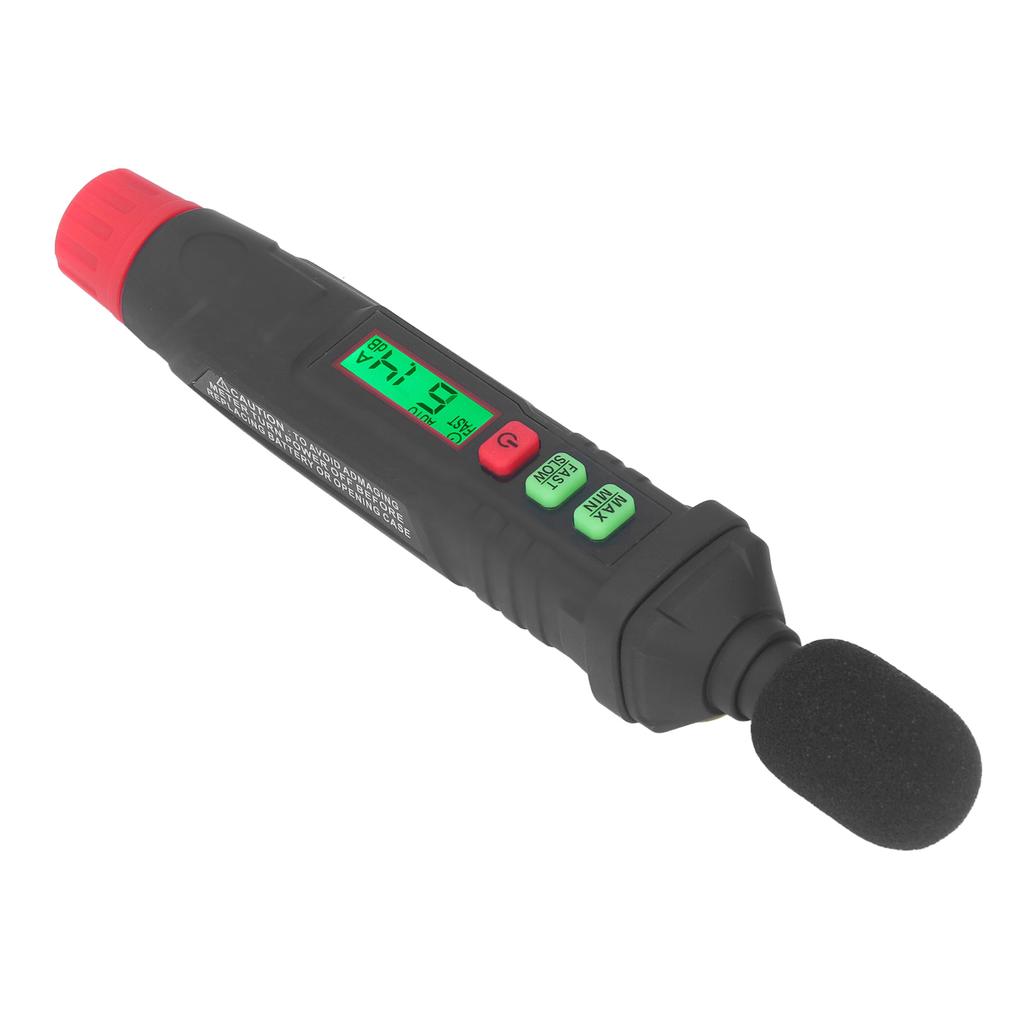 Sound Level Meter Decibel Noise Detection Mini Portable 30dB 130dB with Backlit Display HT64