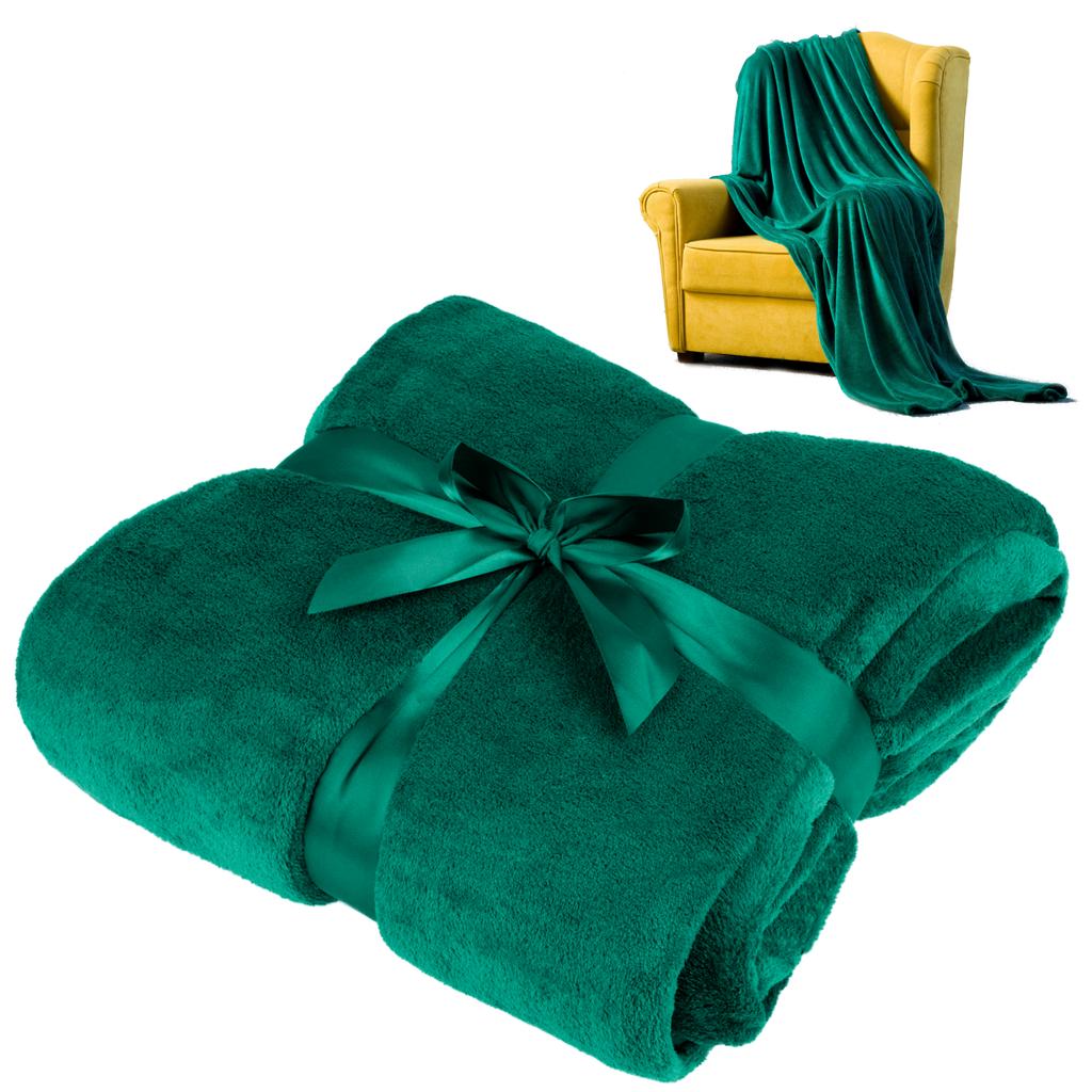 Teesa fleece blanket thick warm bedspread 200x220