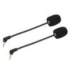 2Pcs Microphone Replacement for HyperX Cloud Flight S Noise Canceling 3.5mm Plug Detachable Mic