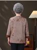 Elderly Women's Summer Chinese-Style Top - Grandma's Fashionable Shirt