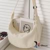 Half-Moon Crossbody Canvas Eco Bag (2 Colors)
