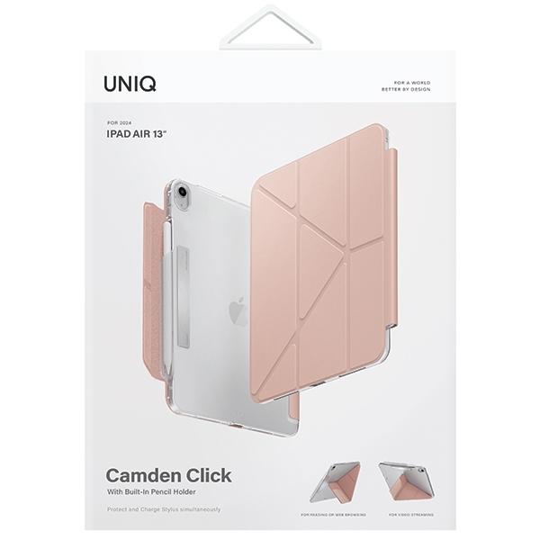 Uniq Etui Camden Click Ipad Air 13      (2024/2025) Różowy/Blush Pink