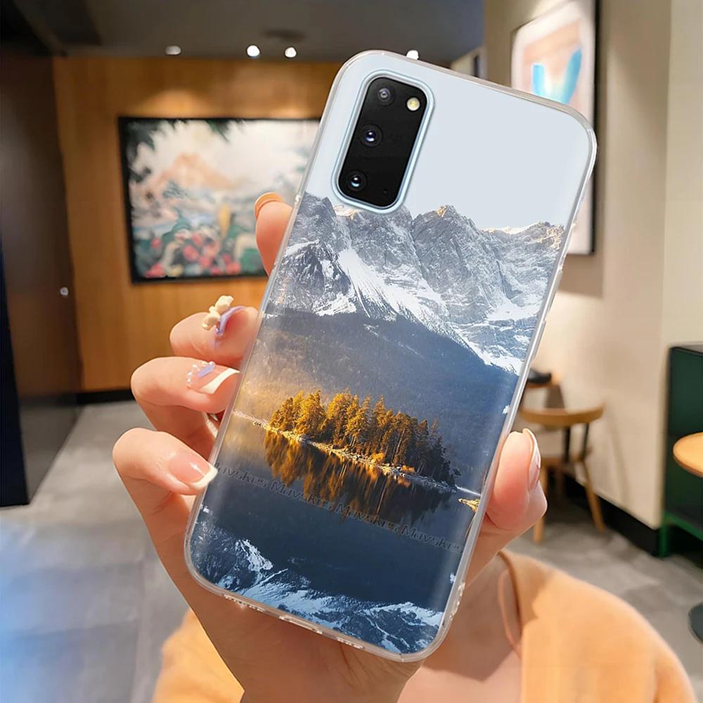 Shockproof Cover For Samsung Galaxy S20 Fe Plus Ultra S20+ Soft Silicone Painted Phone Case Back Cover For Samsung S20fe Bumper
