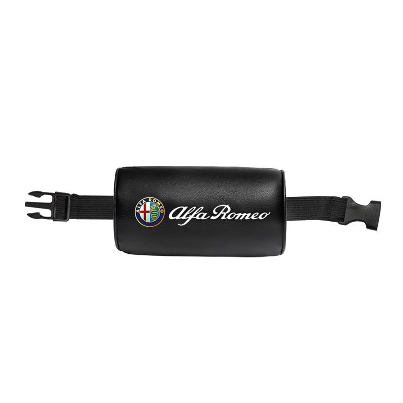 

Car Leather Headrest Pillowcase Seat Belt Shoulder Pad For Alfa Romeo 4C 159 Spider Giulia Giulietta 8C Car Interior Accessories