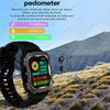 New Men's BT Call Smart Watch LED Flashlight Outdoor Sports Fitness Tracking Smartwatch Wristwatch Health Monitoring Watch
