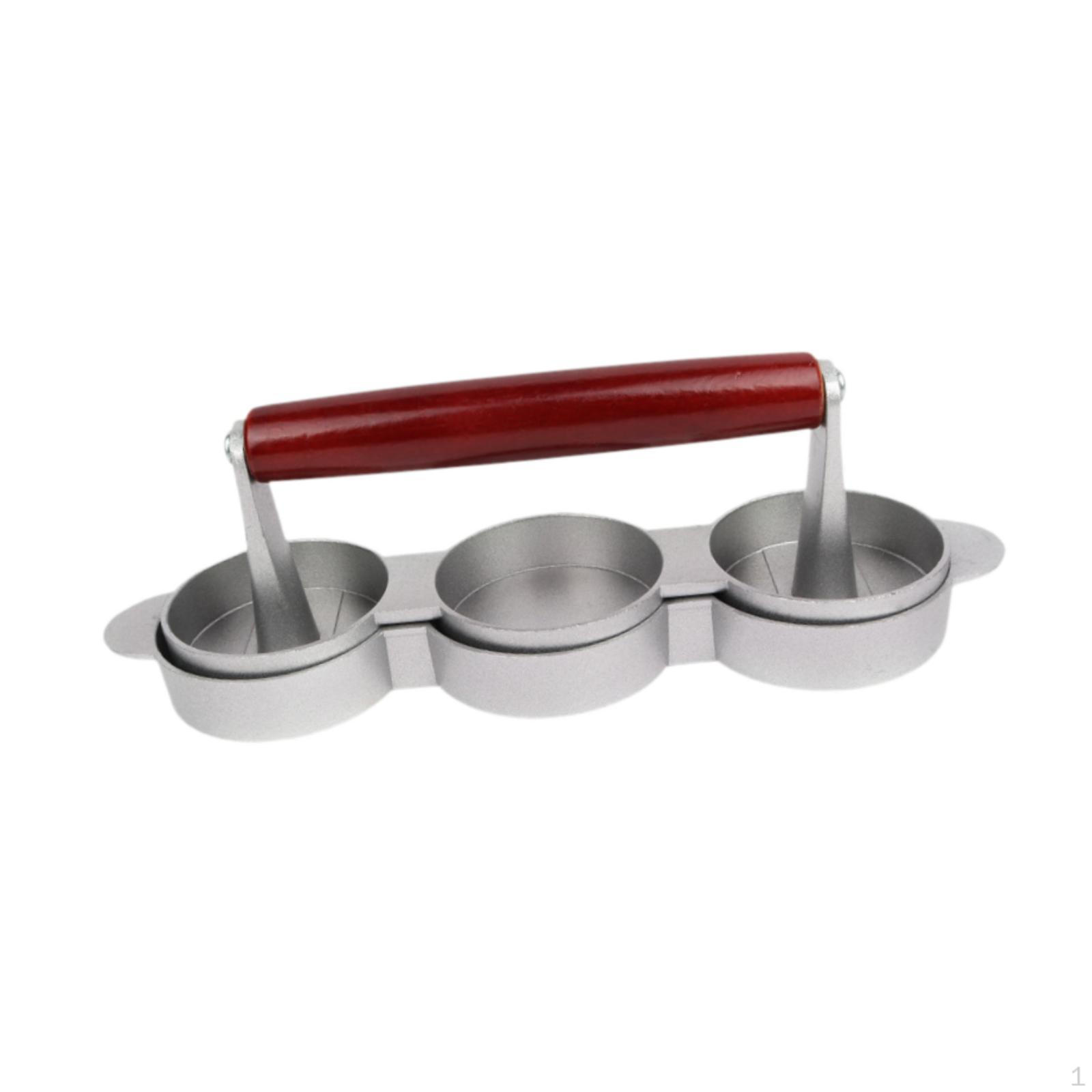 

Burger Press Aluminum Alloy Kitchen Tool Nonstick Hamburger Patty Maker Smasher for