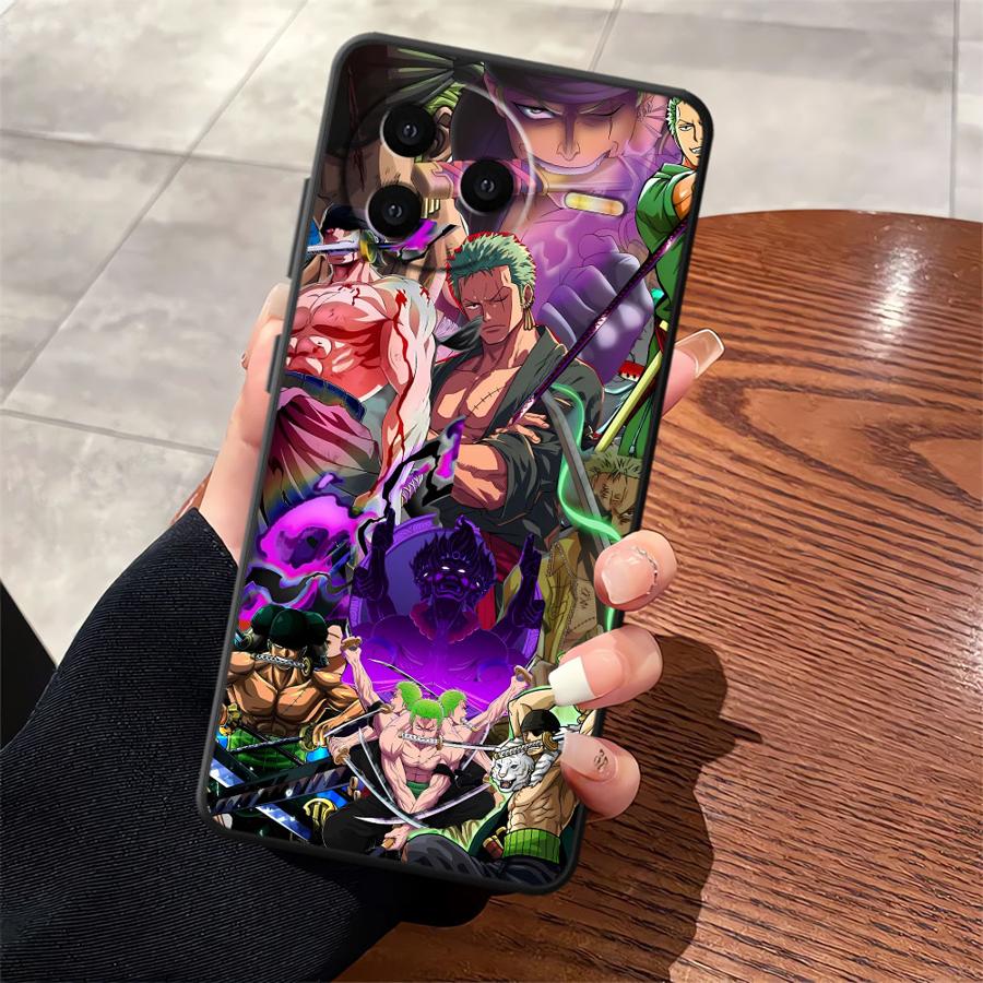 Case for Xiaomi Redmi 14C K40 K80 Pro 9 A3 A4 A5 12C A1 A2 Plus 10 13C Funda Phone Cover One Piece Fashion Luffy Zoro