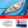 For Mazda 3 6 CX-3 CX-5 CX-9 2 Pcs Car Front Light Transparent TPU Sticker Headlight Protective Film  Accessories IUE2