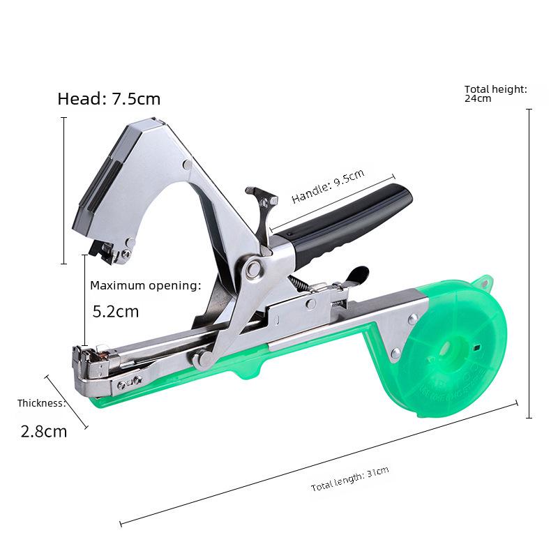 Nový přeshraniční přístroj na vyvazování větví melounů, hroznů a okurek pro sadaře - Pohodlný artefakt pro vyvazování vinné révy.