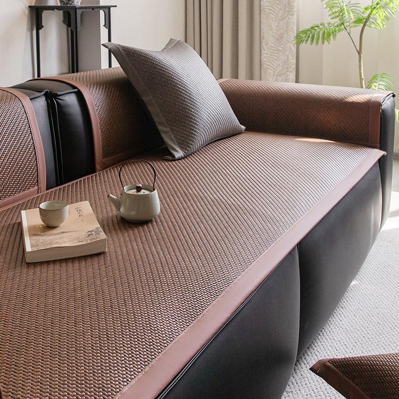 Modern Simple Pe Ice Rattan Sofa Cushion, New Non-Slip And Wear-Resistant Rattan Cushion In Summer , Cool And Light Luxury