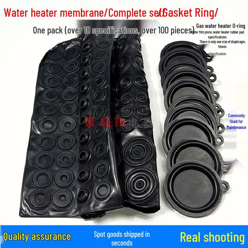 Gas Water Heater Repair Kit: O-rings, Rubber Pads, and Water Film