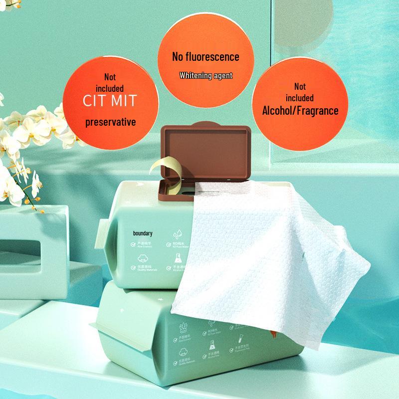 Детские салфетки для рук и рта, 80 штук: Очень большие, толстые, одноразовые чистящие влажные салфетки