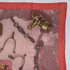 Used Hermes Carre PARURES EQUESTRES Scarf 84B
