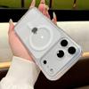 Pour Magesafe Magnétique Transparent Housse de Chargement Sans Fil Pour iPhone 11 12 13 14 15 16 17 Air Pro Max 16 Plus Coque en PC antichoc