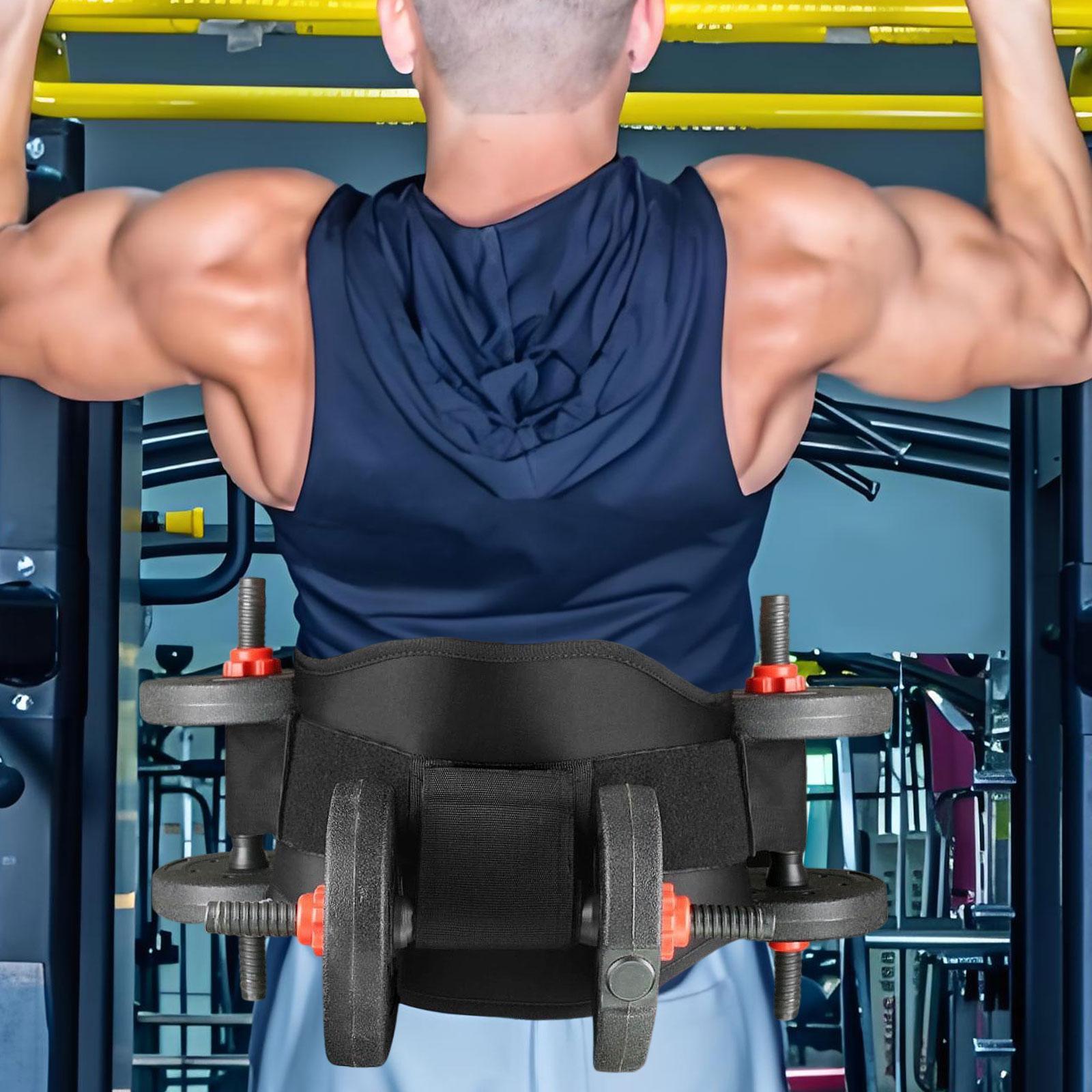 

Hip Thrust Belt Easy to Install for Men and Women Comfortable Heavy Duty Adjustable for Exercise Weights Dips Plates Kettlebells чорний