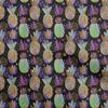 oneOone Cotton Flex Gray Fabric Pineapple Fabric For Sewing Printed Craft Fabric By The Yard 40 Inch