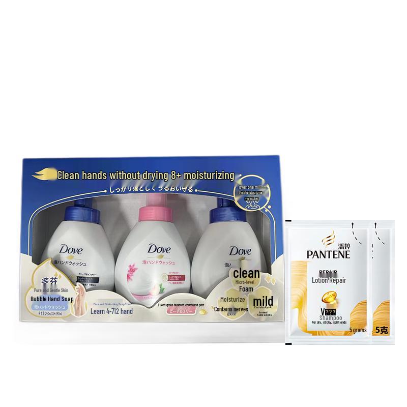 Набор: Шампунь Pantene PRO-V Repair и Мыло для рук Dove