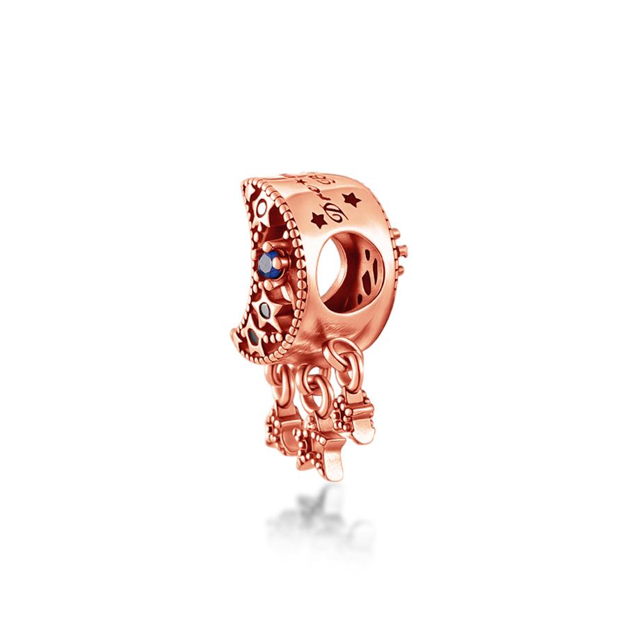 Rose Gold Multiple Series Charm Beadpendantapplicable To Original Plated Rose Gold Jewelry & Diy Making Fine Gift
