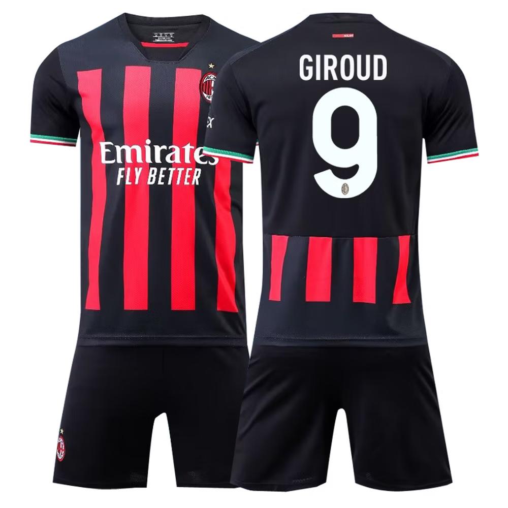 2022-2023 AC Milan Home Jersey No.9 Giroud XXL