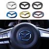 Per Mazda Speed MS 3 5 6 Axela Atenza CX-3 CX4 CX5 CX8 CX7 MP RX 1pz ABS Adesivo Emblema Centrale Volante Auto Interni Auto tbfxu53