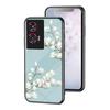 Floral Back Tempered Glass Case For Motorola Edge 60 Fusion 20 30 Ultra 40 Neo 50 Pro Moto G24 Power G04S G05 G15 E15 E14 G35 G85 5G Rose Flower Cover