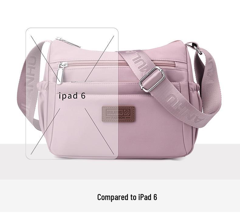 Women's Multi-layer Casual Cloth Shoulder & Crossbody Bag - Fashionable, Lightweight, and Large Capacity