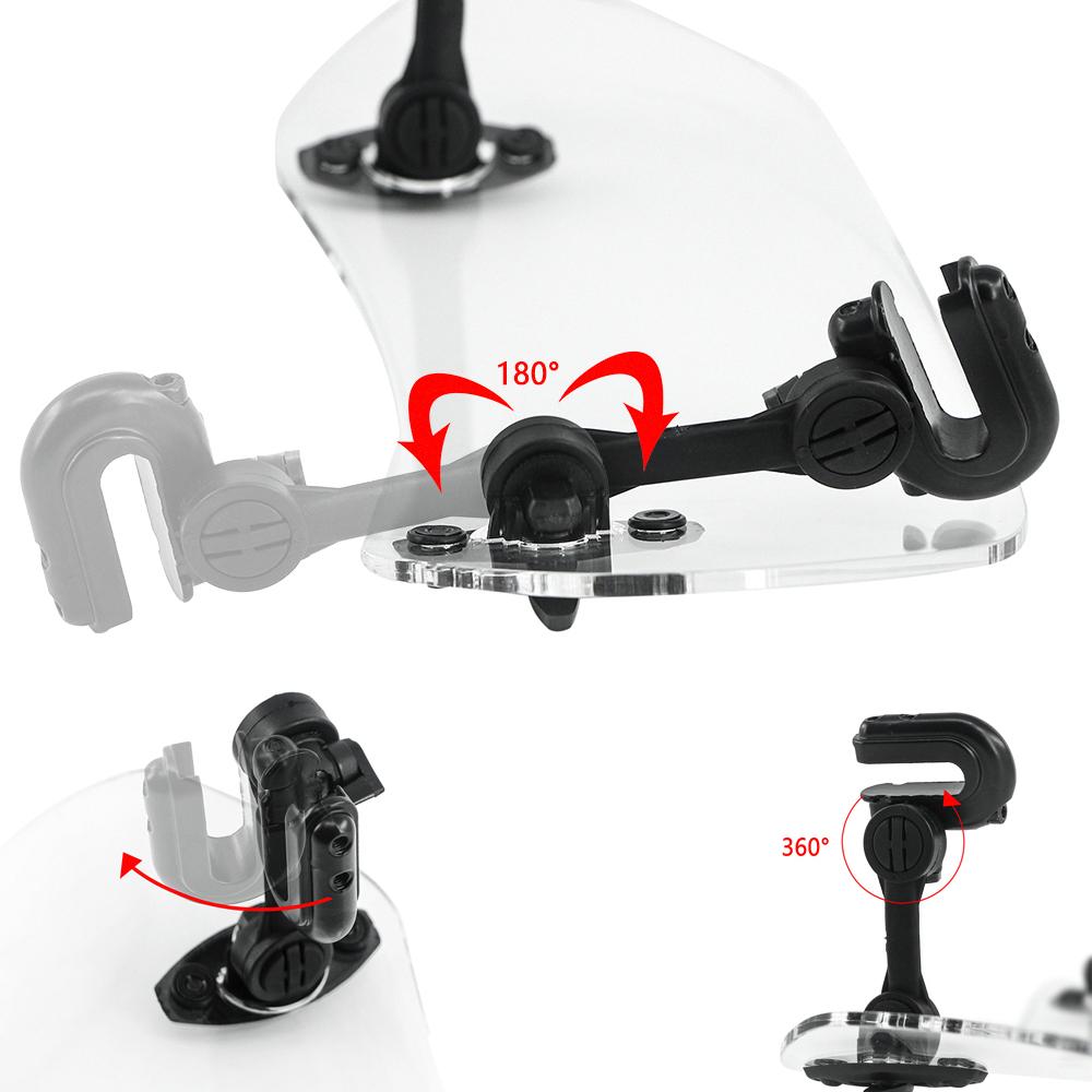 For BMW R 1250GS LC ADV R1250GS R 1250 GS Adventure Motorcycle Adjustable Windscreen Wind Deflector Spoiler Extension Windshield