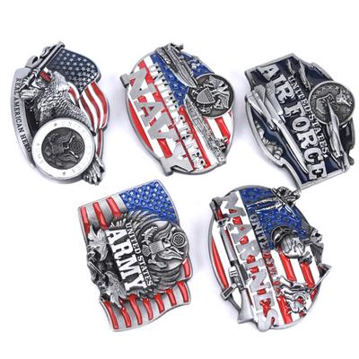 Ameryka US Armed Forces Metal Alloy Men Klamry do paska Kowboje Klamry